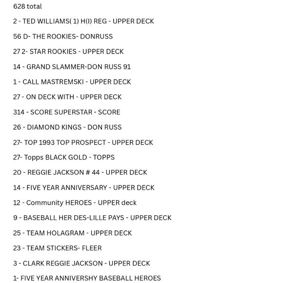 Assorted Baseball Cards - Picture 8 of 8